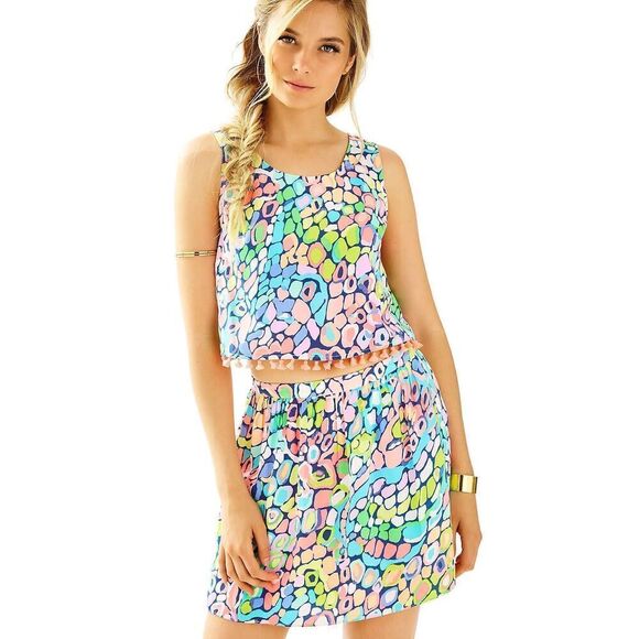 Lilly Pulitzer Brinley Skirt Gypsy Jungle - Picture 13 of 13